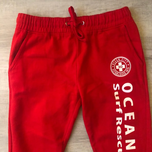 Sunsations red Sweatpants. Large - Picture 3 of 8